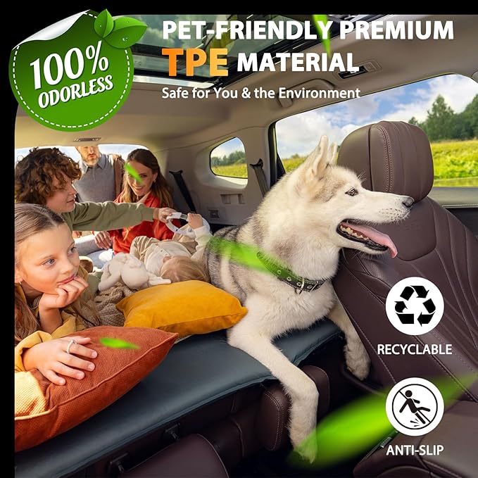 Floor Mats for Toyota Highlander 2014-2019 for 1st & 2nd Row Mats | All Weather Protection Custom Fit Floor Liners TPE Rubber Car Mats for Highlander Waterproof Anti-Slip Car Liners Accessories