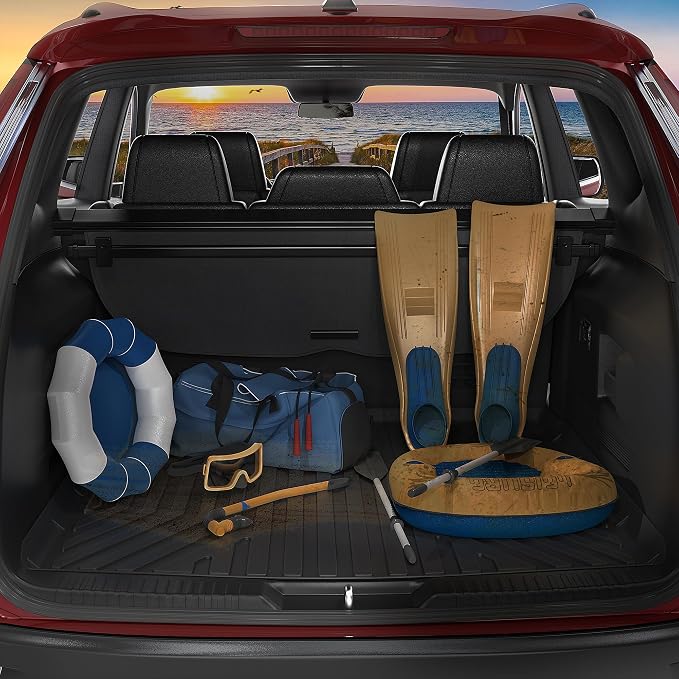 OEDRO Cargo Liner Fit for 2010-2024 Toyota 4Runner 5 Seats, TPE Trunk Mat | Fit No 3rd Seat or No Sliding Cargo Deck, All Weather Protection Custom Fit 4Runner