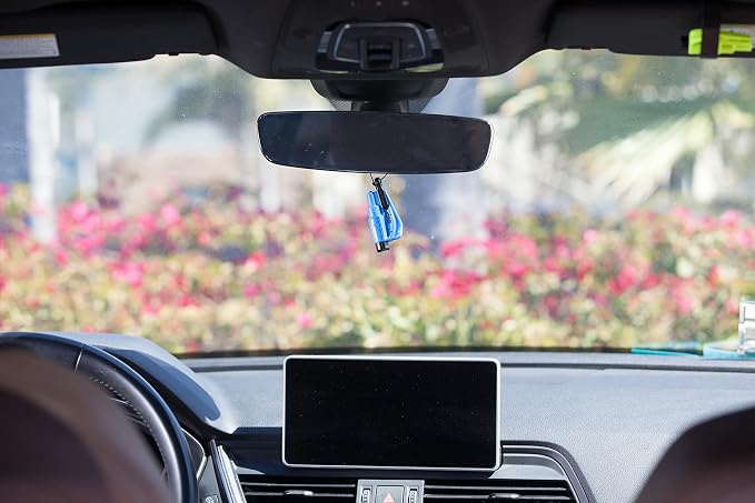 resqme The Original Emergency Keychain Car Escape Tool, 2-in-1 Seatbelt Cutter and Window Breaker, Made in USA, Family Pack of 3, Red, White, Blue - Compact Emergency Hammer