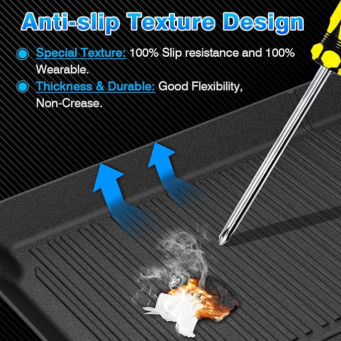 Bronco Cargo mat - Trunk Mat for Ford Bronco Sport 2021-2026(Only for Sport), All Weather Trunk Mat & Backrest Mat for Bronco Accessories, Heavy Duty Rubber Mats, Car Accessories