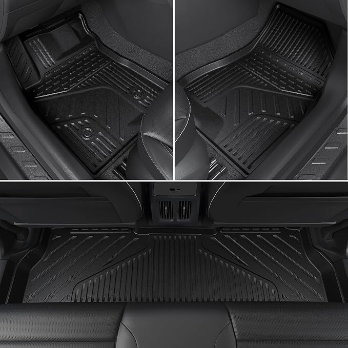 Floor Mats for Chevy Trax/Buick Envista 2024-2026, All Weather Floor Mats Trunk Cargo Liner with Backrest Protectors and Door Sill Guards Accessories, Full Coverage Set