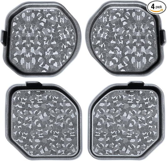 Cup Holder Inserts for Wrangler JL JLU 2018-2026 & Gladiator JT 2020-2026, Jeep Cup Holder Inserts, Original Exterior Design, Jeep Wrangler Accessories (4-pcs Set), Exclusive Patented Appearance