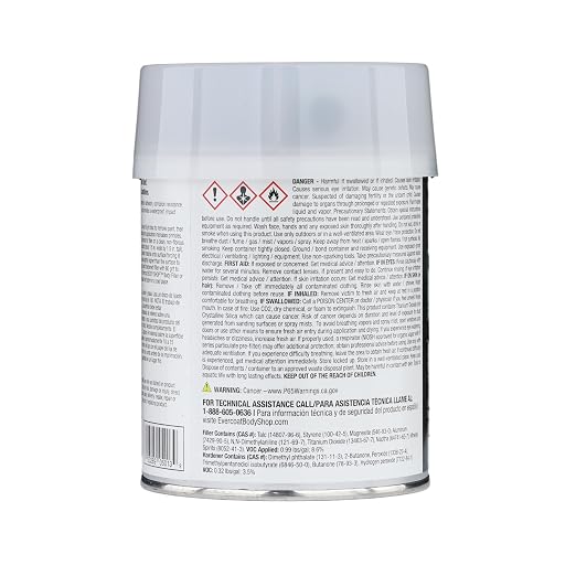 Evercoat Body Shop 105013 Metal Reinforced Filler for Repairing Rust and Holes in Aluminum & Galvanized Steel, Corrosion Resistance & Longevity, Easy Mix Hardener Included 13 Fl Oz.