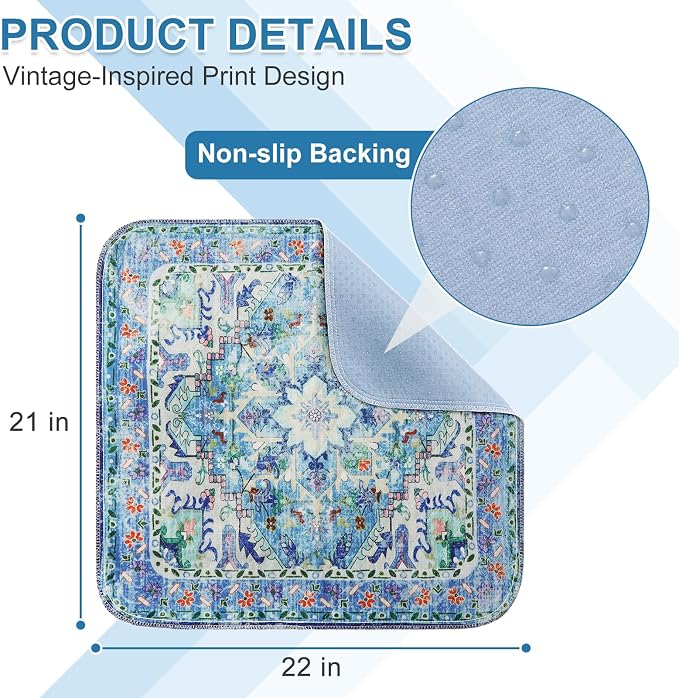 OUTCREATOR® Waterproof Chair Pads for Incontinence 21" x 22" (Pack of 4),Washable Reusable Chair Seat Protector Cover,Non-Slip Absorbent Incontinence Pad for Bed,Car,Wheelchair,Adults,Kids,Pets
