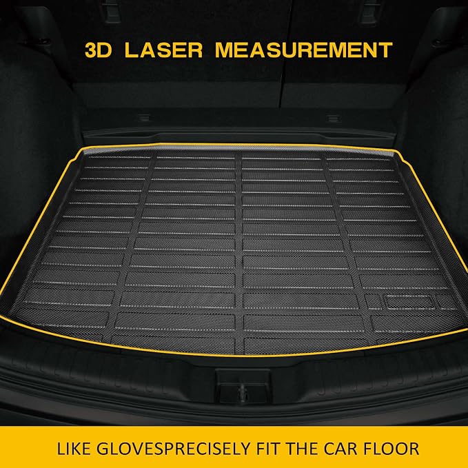 Car Floor Mats & Cargo Trunk Liners Custom Fit 2012-2016 Honda CRV (Not fit EX-L & CRV Touring & with Subwoofer) All Weather Liners for Honda CRV 2016-2012 Car Mats Accessories for C-RV 12-16