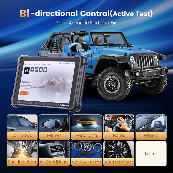 THINKCAR THINKSCAN 689 Bidirectional Scan Tool, Full System OBD2 Scanner Diagnostic Tool with 3000+ Active Test, ECU Coding, 34+ Reset, PMI, CANFD/DOIP, FCA AutoAuth, Lifetime Free Update