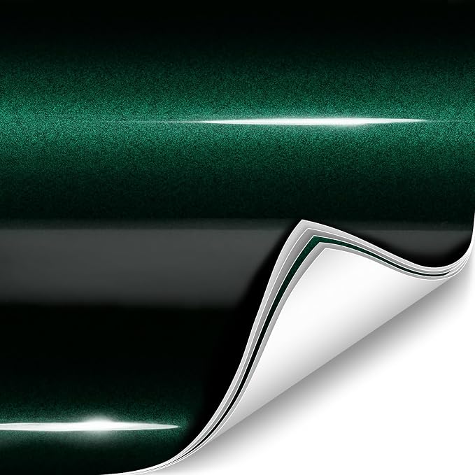 ColorFusion PPF by VViViD, Gloss Shadow Green Dry Apply PPF Vinyl Car Wrap Roll 1.3ft x 5ft
