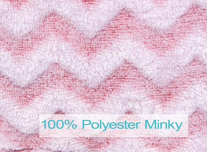 Niko Easy-Wash Children's Car Seat Cover & Liner - Minky - Pink Chevron - Perfect for Winter - Fits Most Toddler Car Seats - Universal Fit - Waterproof SEAT Bottom - Machine Wash and Dry