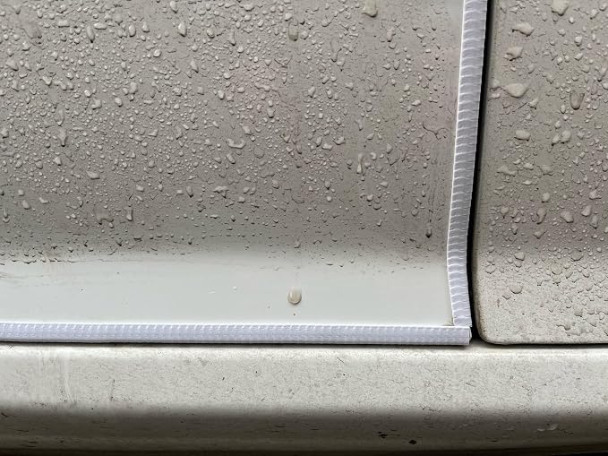 32Ft Car Door Edge Guards White, Universal Rubber U Shape Automotive Door Entry Guard, Edge Trim Fits for Sedans, Trucks, SUV, ATV, Boats