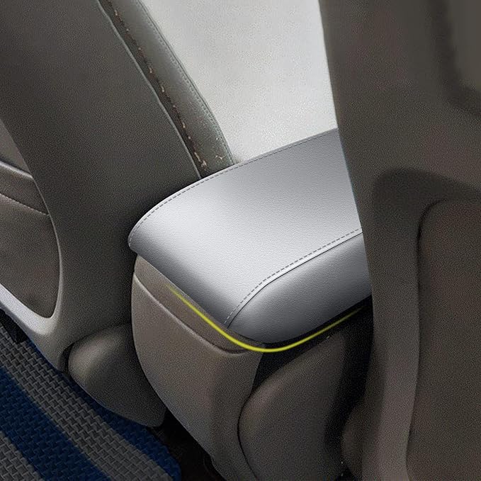 AOMSAZTO Armrest for 2006-2011 Honda Civic Light Gray