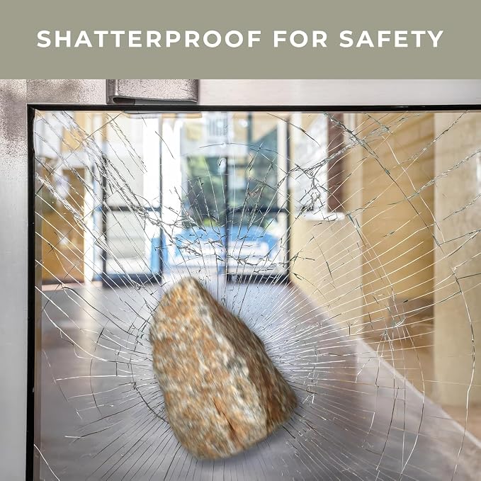 VViViD 12 Mil Clear Vinyl Shatterproof Safety Window Film (60" x 25ft)