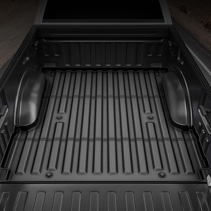 OEDRO Truck Bed Mat Fit for 2024-2026 Toyota Tacoma 5FT/5'Bed | TPE All Weather Tacoma 5FT Heavy Duty Pickup Bed Liner Accessories, (Not Fit Drop-in Liners)