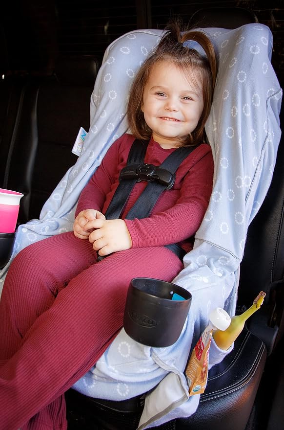 Niko Easy-Wash Children's Car Seat Cover & Liner - Gray Cotton Poly Blend Terry - Fits Most Toddler Car Seats - Universal Fit - Waterproof SEAT Bottom - Machine Wash and Dry