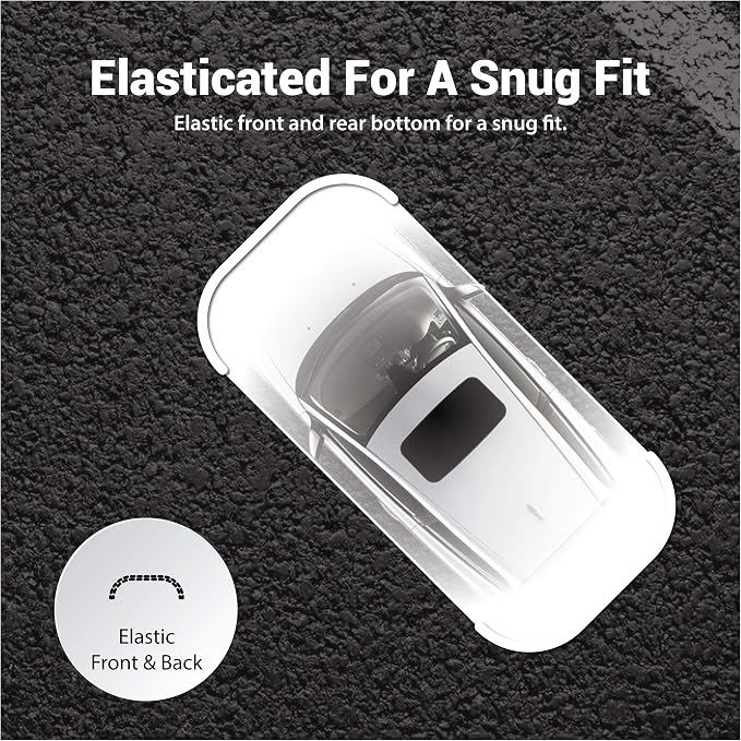 West Lake Universal Clear Disposable Car Cover for SUV, Sedan, Sport Cars, Antique Cars up to 22' x 12'