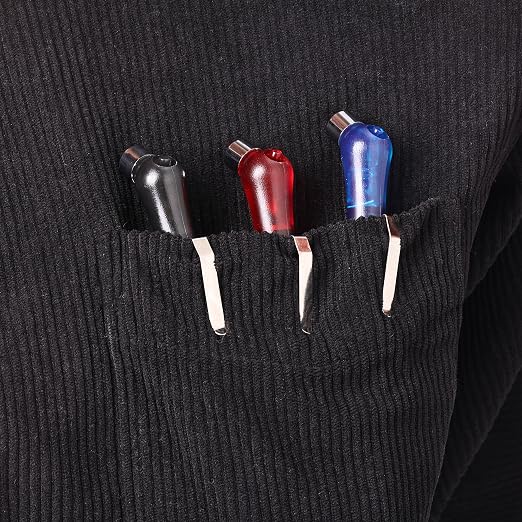 UNCO Pencil Tire Gauge - 3 Pack, 10-75 PSI, Car & Bike Tire Pressure Gauge
