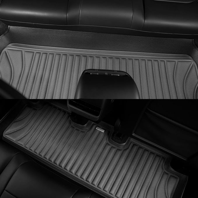 SUPER LINER Floor Mats & Cargo Liners Compatible with 2024-2026 Tesla Model 3 Highland, All-Weather Full Cabin Protection System, Premium Soft Mat Set for Floors, Trunk, Frunk & Seatbacks