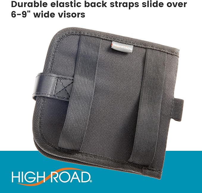 High Road Car Visor Organizer and Registration and Insurance Card Holder with Clear Document Pockets and 3 Card Holders - Vehicle Document Holder for Cars, Trucks and SUVs - 12 pack