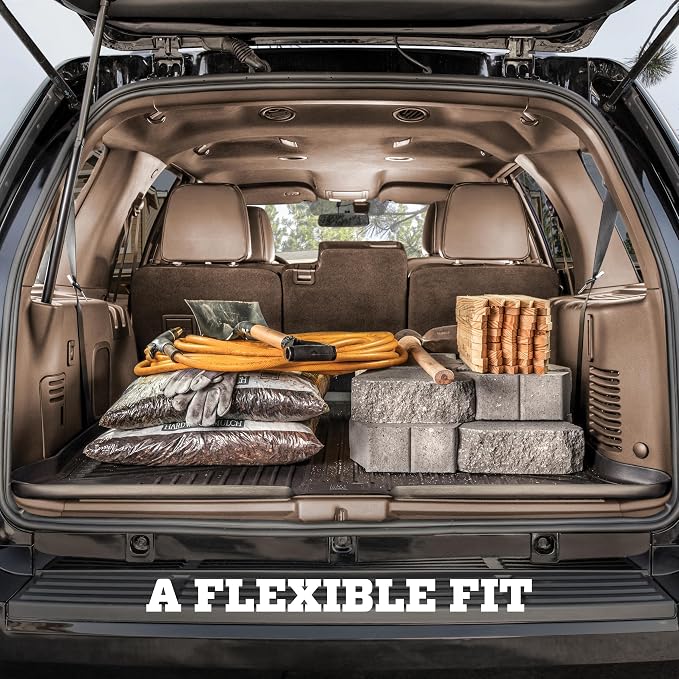 Husky Liners Weatherbeater Cargo Liner | Fits 2021-2026 Toyota Sienna (Behind 3rd Seat) (Excludes Models w/Optional Spare Tire) | Cargo, 1-pc. Black - 44821