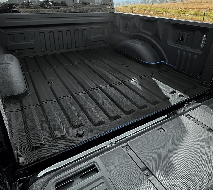 OEDRO Truck Bed Mat Fit for 2024-2026 Toyota Tacoma 5FT/5'Bed | TPE All Weather Tacoma 5FT Heavy Duty Pickup Bed Liner Accessories, (Not Fit Drop-in Liners)