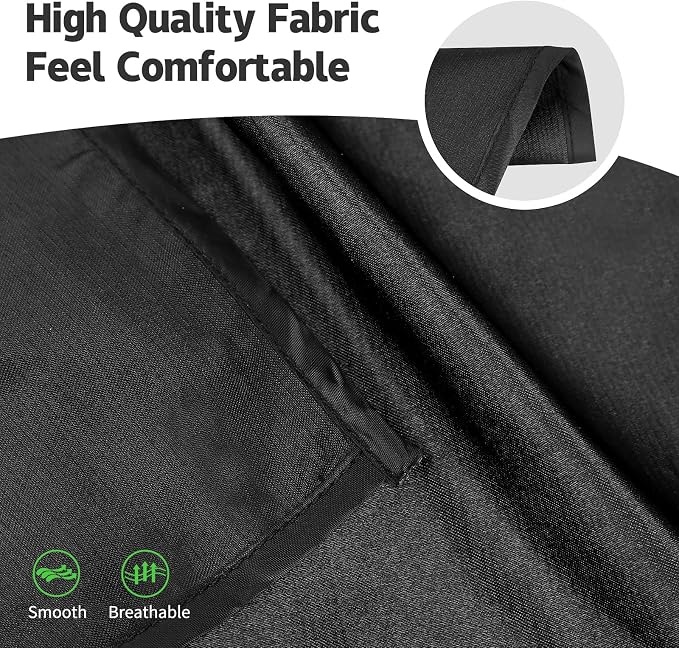 ZATOOTO Car Window Curtains - 2 Pcs Black Silk Side Rear Protection Covers | Magnetic Privacy Sun Shade Keeps Cooler for Baby Kids Sleeping