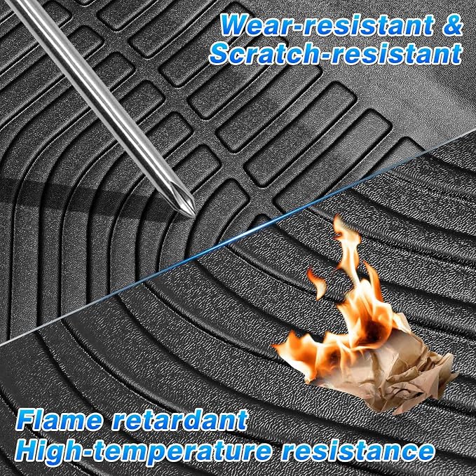 Cartist Floor Mats Fit for Nissan Altima 2019-2025 2026 All Weather Floor Mat for Nissan Altima Accessories Heavy Duty TPE Car Floor Mats Protection