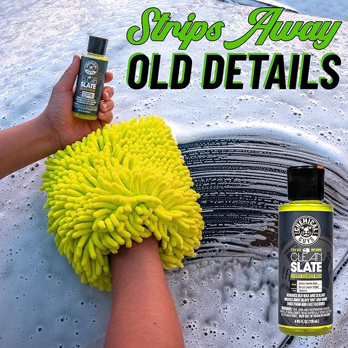 Chemical Guys, Clay Bar & Luber Combo Kit for Smooth Paint, 6-Piece Set | Clay bar plus lubricant lifts overspray, fallout and embedded grime, prepping paint for polish or wax