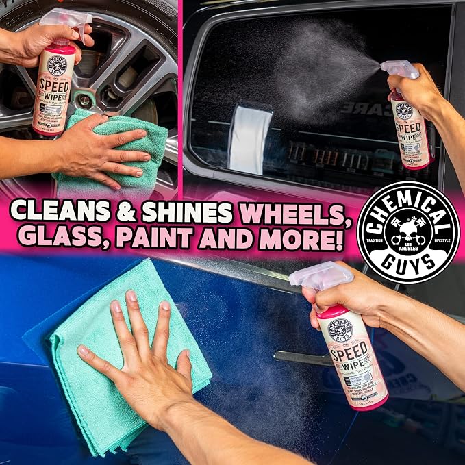 Chemical Guys, Speed Wipe Quick Detailer Spray, High Gloss Shine, 16 oz