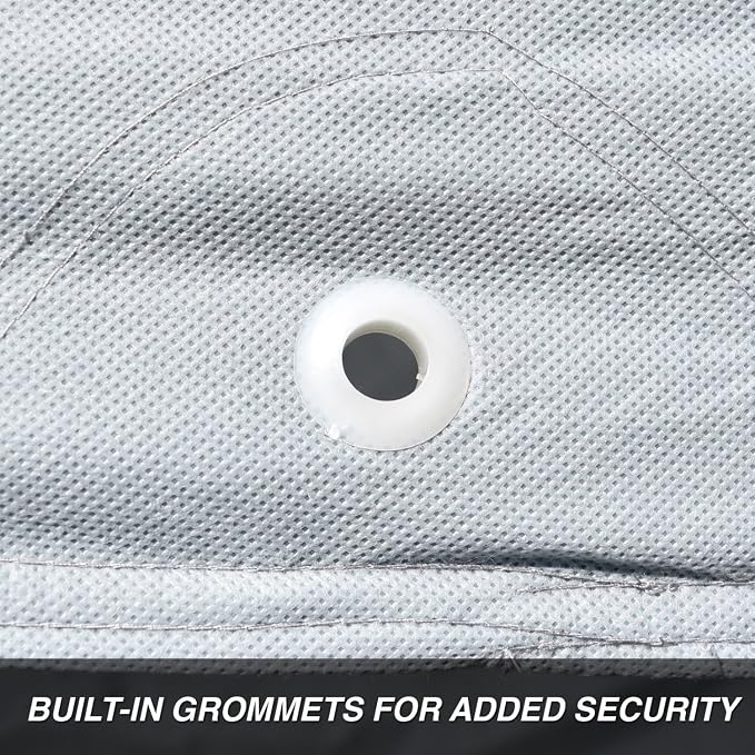 Budge Rain Barrier SUV Cover, Outdoor, Water-Resistant, Breathable, SUV Cover fits SUVs up to 229", Gray