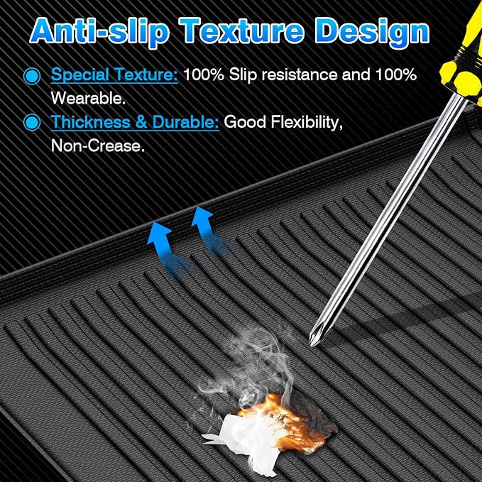 Macan Cargo mat - Trunk Mat for Porsche Macan 2014-2026, All Weather Trunk Mat for Macan Accessories, Heavy Duty Rubber Mats, Car Accessories