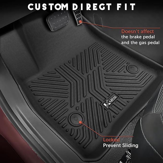 KARPAL Floor Mats for 2019-2025 2026 Chevy Blazer Gas Only (Not for EV & Trailblazer), All-Weather TPE Custom Fit Floor Liners Car Accessories