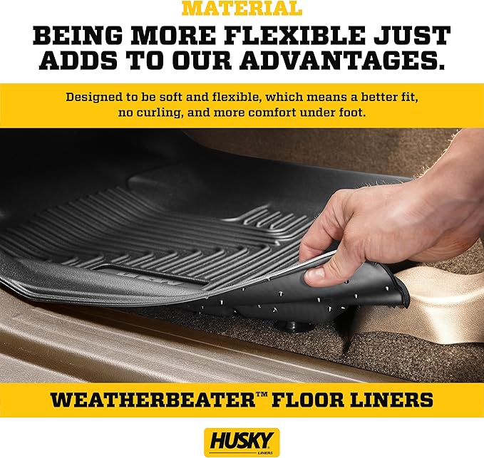 Husky Liners Weatherbeater Frunk Liner | Fits 2022-2026 Ford F-150 Lightning | Frunk, 1-pc. Black - 43341