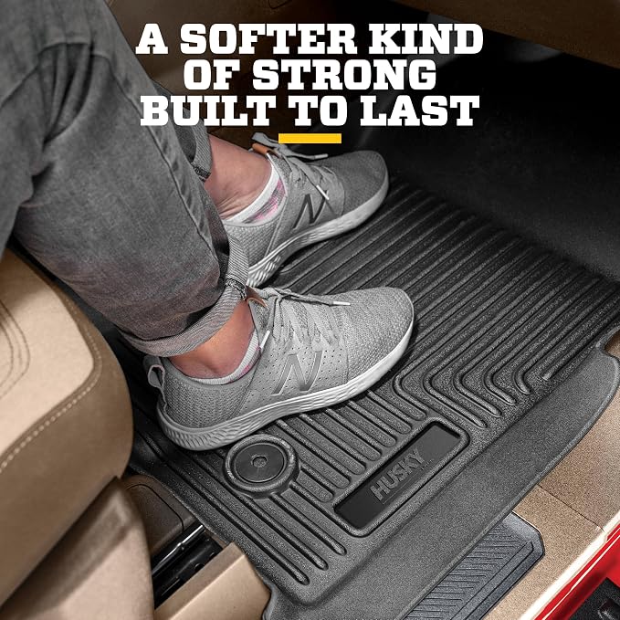 Husky Liners Weatherbeater Floor Mats | Fits 2022-2026 Nissan Frontier Crew CAB ONLY | 2nd Row, 1-pc Black - 14521