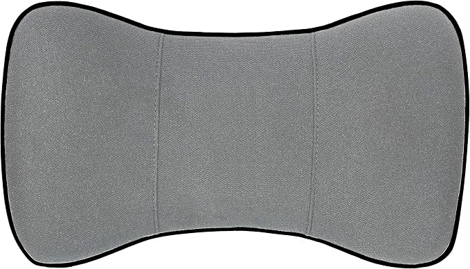 Goodyear Ergonomic Car Neck Pillow, Soft Memory Foam Headrest Pillow for Driving, Breathable & Removable Cover, Car Seat Headrest Cushion with Adjustable Strap, Neck Pain Relief, Grey
