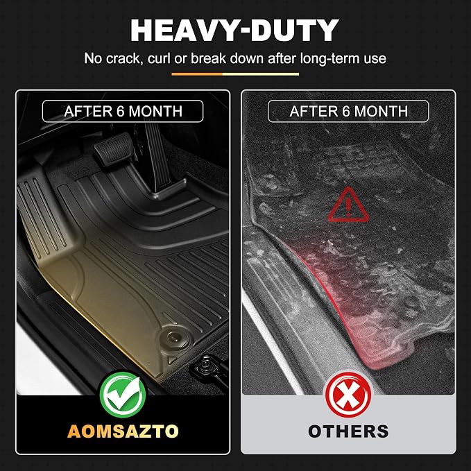 Floor Mats for Toyota Camry 2018-2024 FWD Gas, Floor Liners & Cargo Liner | Not for AWD or Hybrid. Custom Fit Car Mats All-weather Protection Waterproof Easy to Clean Heavy Duty