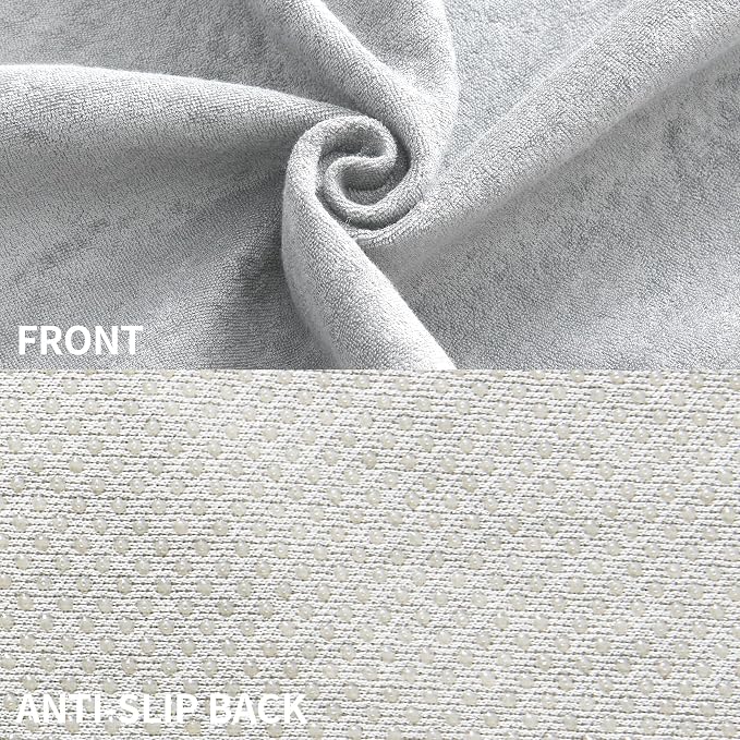 Waterproof Car Seat Cover Universal Fits Car Sweat Towel for Trucks SUV Van Car Seat Protector Sweat Proof Protector Cloth Seats Light Grey Pack of 1