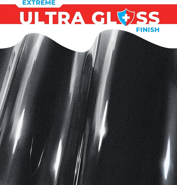 ColorFusion PPF by VViViD, Gloss Metallic Shadow Ash Grey Dry Apply PPF Vinyl Car Wrap Roll 10ft x 5ft