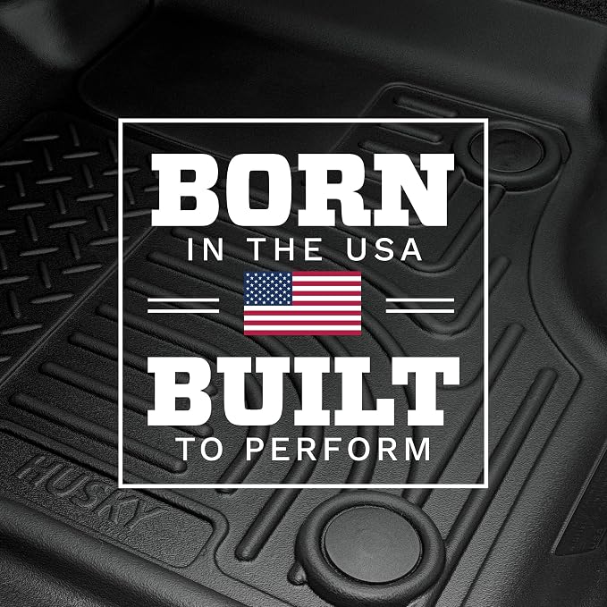 Husky Liners Weatherbeater Floor Mats | Fits 2018-2026 Jeep Wrangler(JL), Unlimited, 4-Door | Front & 2nd Row, 3-pc - 93921