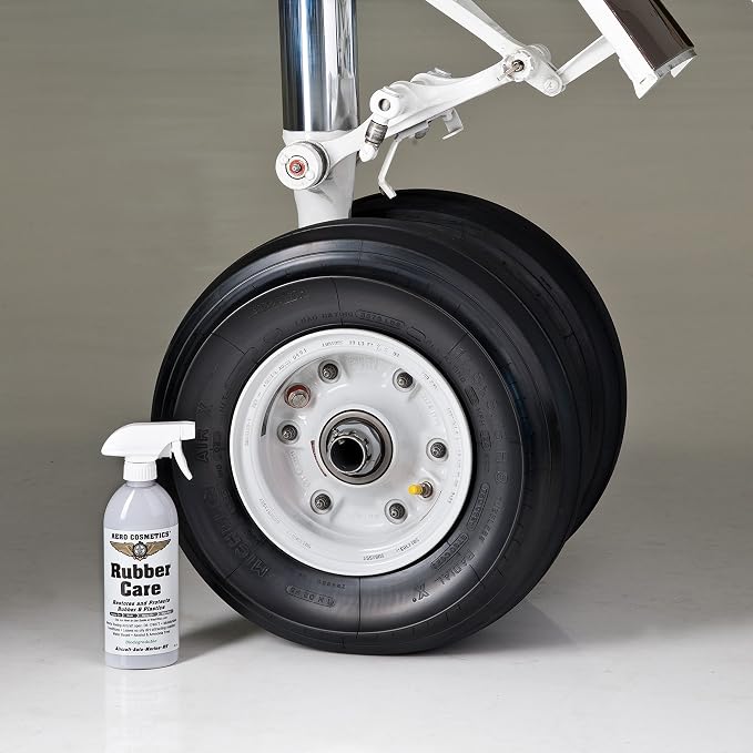 Ceramic Tire Dressing Protector, No Tire Shine, No Dirt or Brake Dust Attracting Residue 16 Fl. oz (2-Pack) Satin/Matte Finish Stays Clean Longer Cleans Up Easier Aircraft Grade