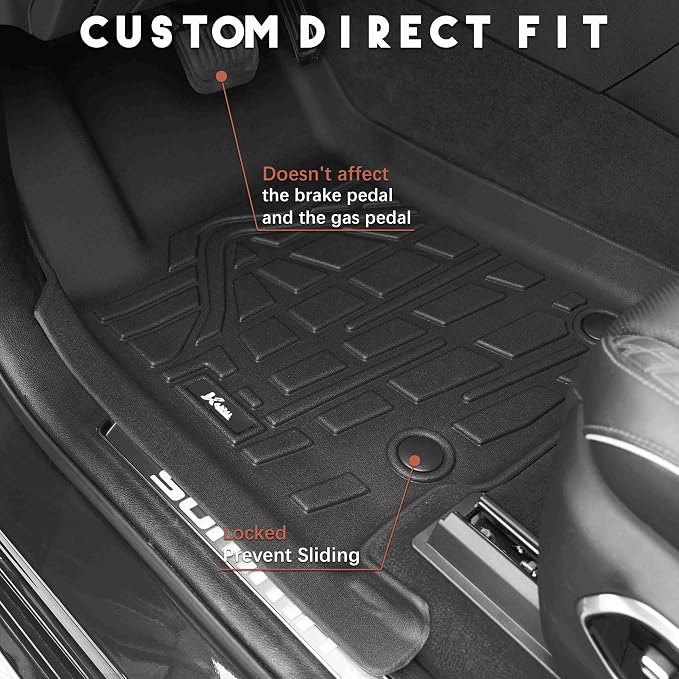 KARPAL Floor Mats & Cargo Liner for 2022-2025 2026 Jeep Grand Cherokee WL (Include 4xe, Not for WK2 or WL75) 5-Seat Only, All Weather TPE Custom Fit Floor Liners Car Mats Accessories