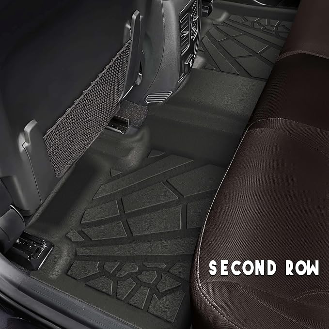 KARPAL Floor Mats for Toyota 4Runner 2013-2024 (NOT fit 2025) & Lexus GX460 2014-2023 (NOT for 2025), Custom Fit All Weather TPE Floor Liners, 1st & 2nd Row Mat, 4Runner Accessories