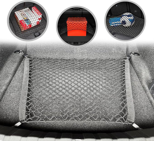 Floor Style Trunk Cargo Net for BMW 3 Series 320i 320iX 323i 325i 325xi 328d 328dX 328i 328iX 328xi 330e 330i 330iX 330xi 335d 335i 335is 335iX 335xi 340i 340iX