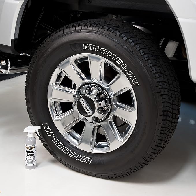 Ceramic Tire Dressing Protector, No Tire Shine, No Dirt or Brake Dust Attracting Residue 16 Fl. oz (2-Pack) Satin/Matte Finish Stays Clean Longer Cleans Up Easier Aircraft Grade