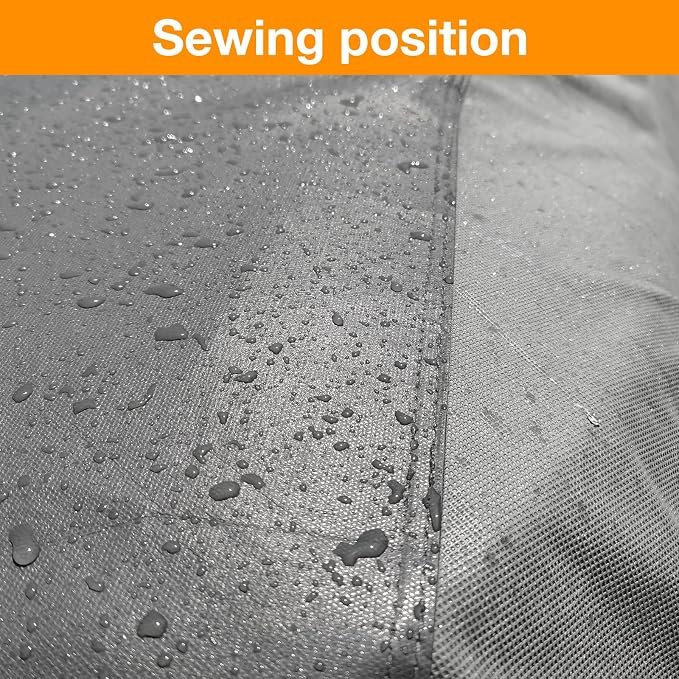 XCAR Waterproof SUV Car Cover, All Weather, Fits SUVs Up to 230" | Windproof Buckles, Breathable Fabric, UV, Rain, Snow & Dust Protection, Soft Non-Scratch Lining, Indoor & Outdoor Use