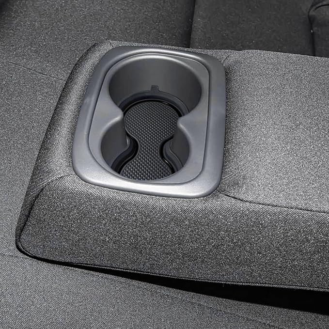 for Honda Civic Accessories 2026 2025 2024 2023 2022 Cup Holder Inserts Center Console Liner 3D Silicone Cup Holder Coaster Protector Mat Pad Non-Slip Interior Decoration for Civic 3Pcs (Black)
