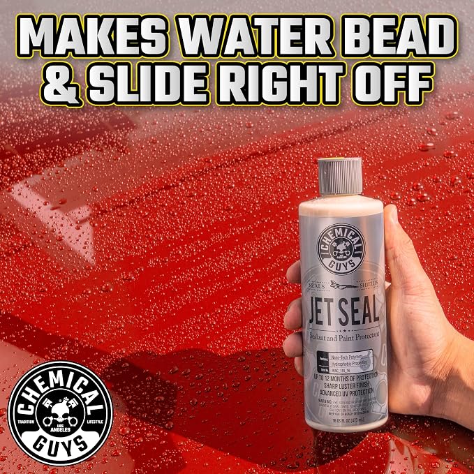 Chemical Guys, JetSeal Anti-Corrosion Paint Sealant & Protectant, 16 oz | Durable sealant bonds to paint for high gloss and lasting protection against the elements on cars, trucks and RVs