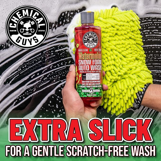 Chemical Guys, Watermelon Snow Foam Car Wash Soap for Foam Cannons, 16 oz