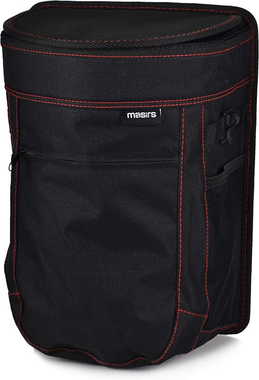 Masirs Vehicle Trash Can - Large Removable Leakproof Garbage Bag, Fasten The Car Waste Basket to Back or Front Seat Headrest. Great Garbage Can for Car, SUV, Truck, Van or Minivan.