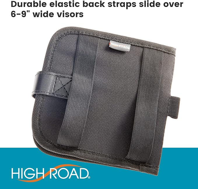 Sun Visor Registration and Insurance Card Holder and Car Document Holder | Small Car Visor Organizer and Vehicle Registration Holder Keeps Auto Documents Within Easy, Hands Visible Reach