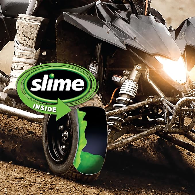 Slime 10009 Flat Tire Puncture Repair Sealant, Prevent and Repair, All Off-Highway Tubeless Tires, 32 oz Bottle
