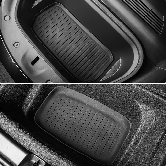 OEDRO Tesla Model Y Juniper Floor Mats 2025 2026 Custom Fit All-Weather TPE Model Y Performance/Premium Back Seat Protector, Cargo Liner, Trunk & Interior Model Y Accessories